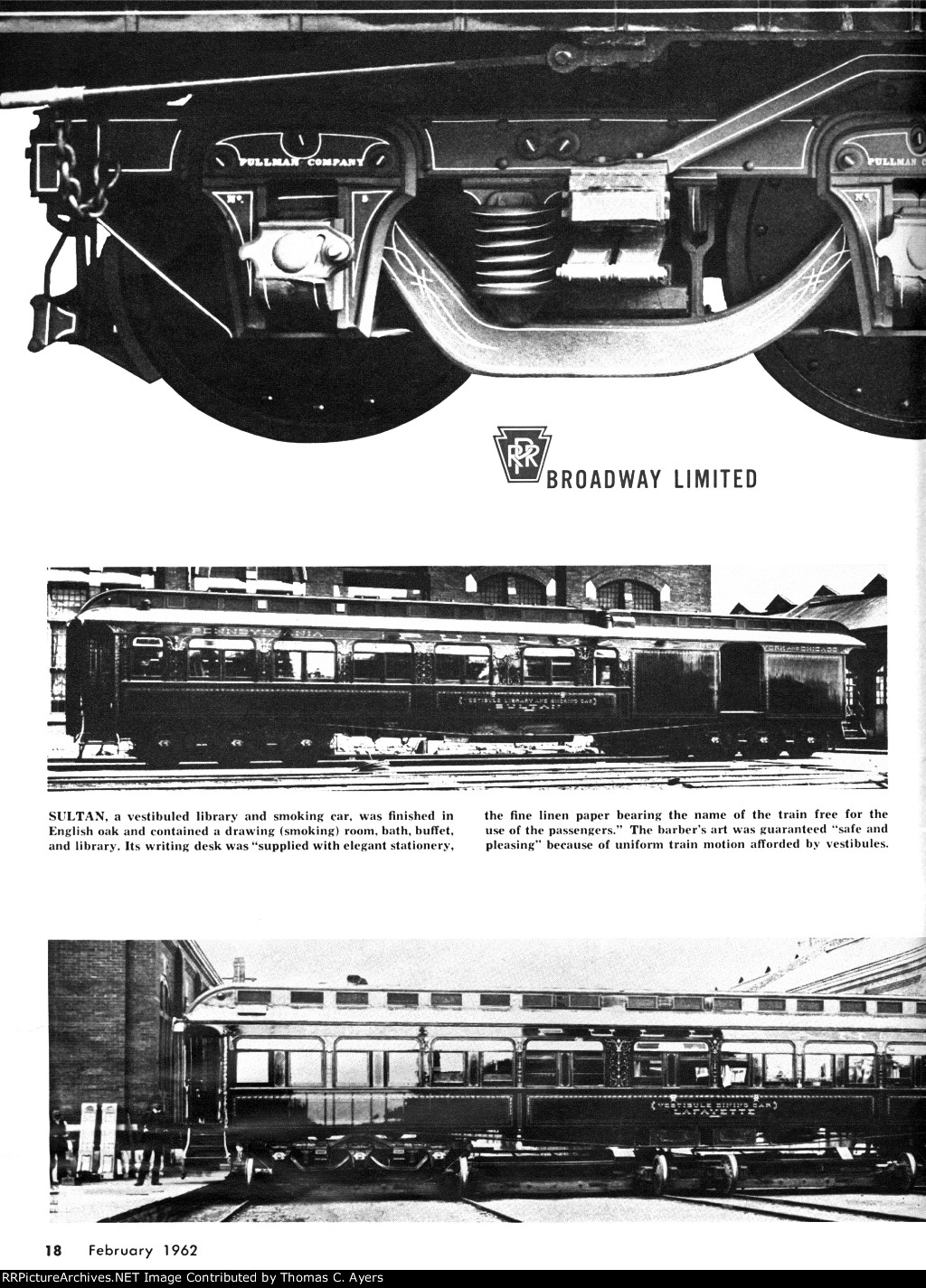 "The Broadway Limited," Page 18, 1962